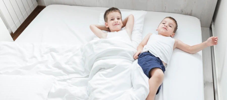 Materac piankowy dla dziecka 12 cm Średnia twardość (H2)